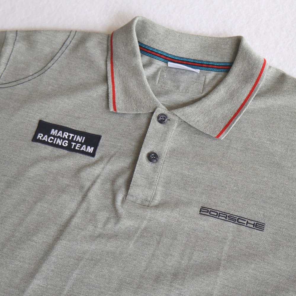 Porsche Martini Racing Gray Polo Shirt Drivers Selection Men's Size XXL